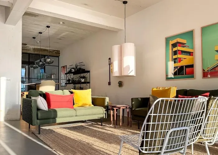 Stunning Industrial-style Loft By The Canals *